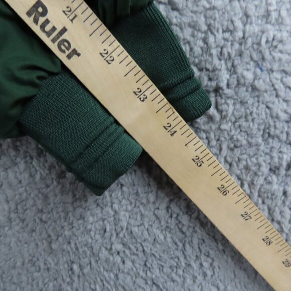 Vintage Birdie Richard Leslie Jacket Small Pullover Golf Windbreaker Green Nylon - Picture 8 of 9